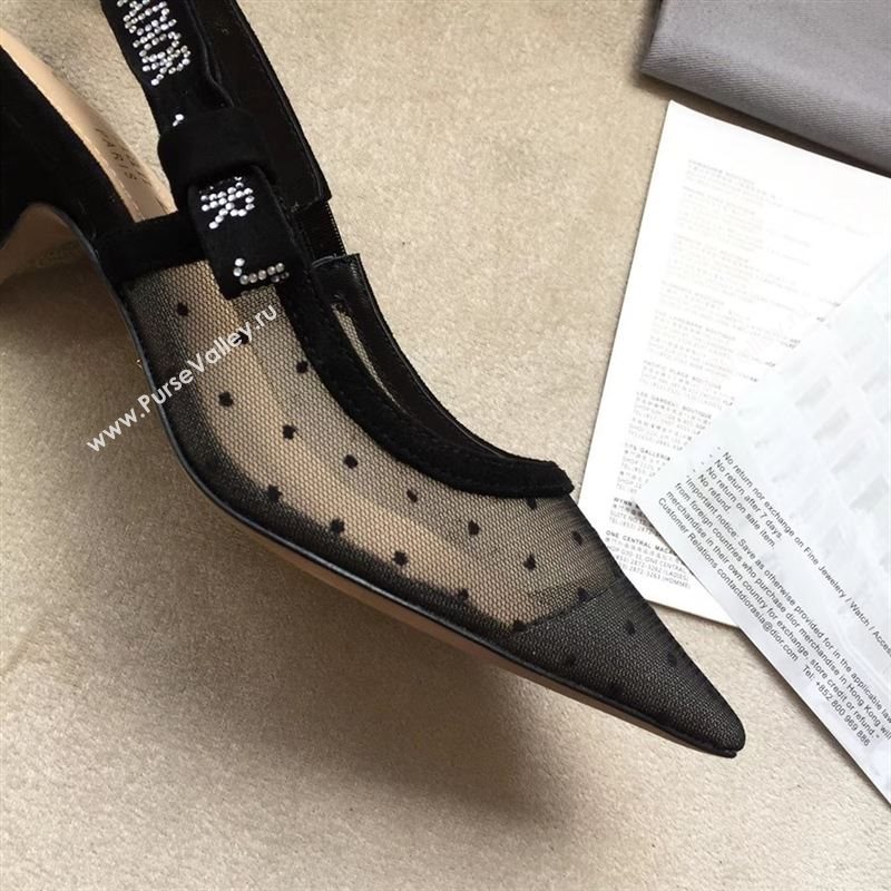 Dior Tulle Slingback With 6.5cm 190657