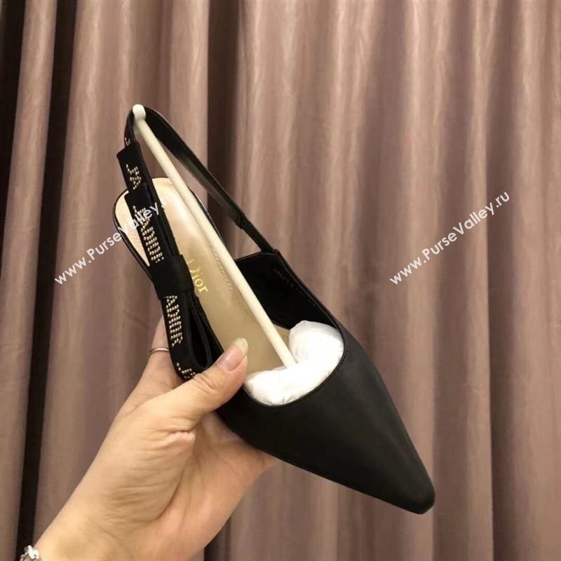 Dior Leather Slingback With Heel 6.5cm 190799