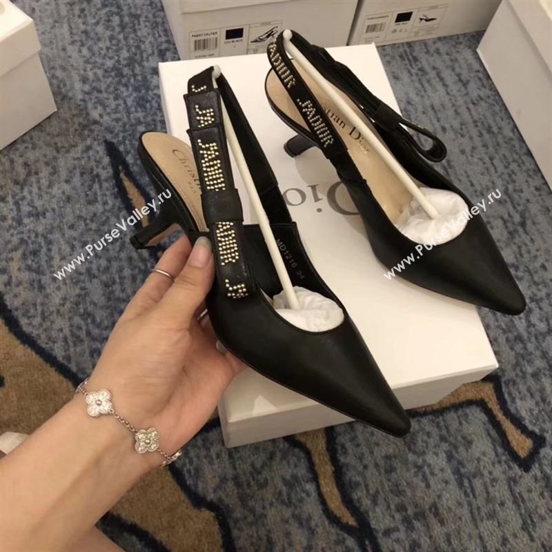 Dior Leather Slingback With Heel 6.5cm 190799