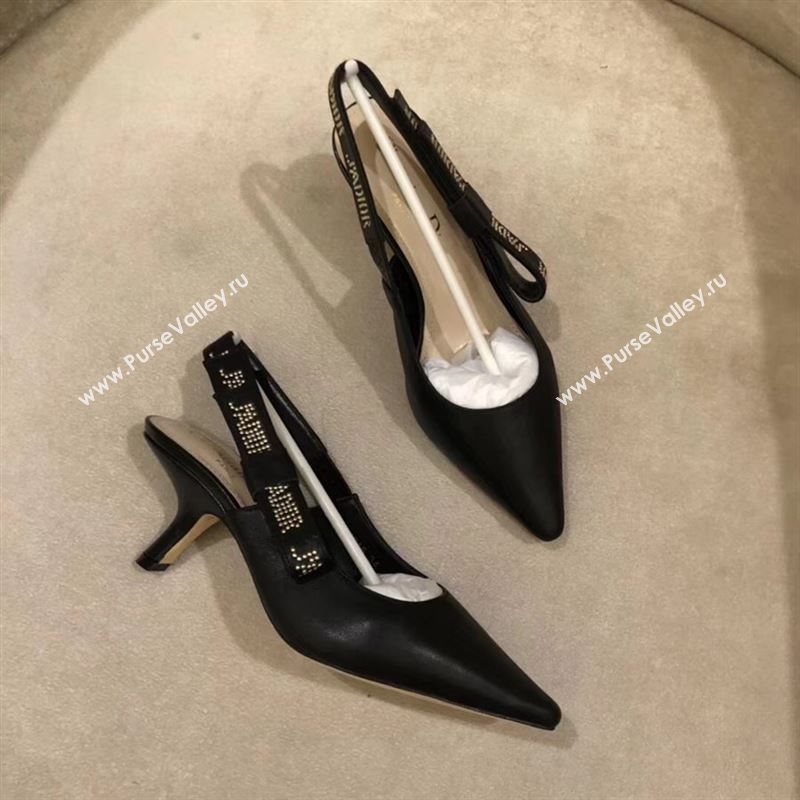 Dior Leather Slingback With Heel 6.5cm 190799