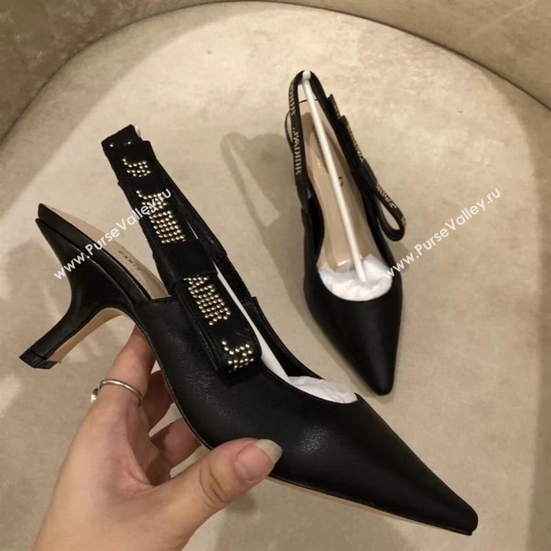 Dior Leather Slingback With Heel 6.5cm 190799