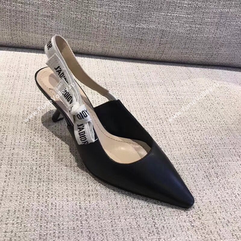 Dior Leather Slingback With Heel 6.5cm 190795