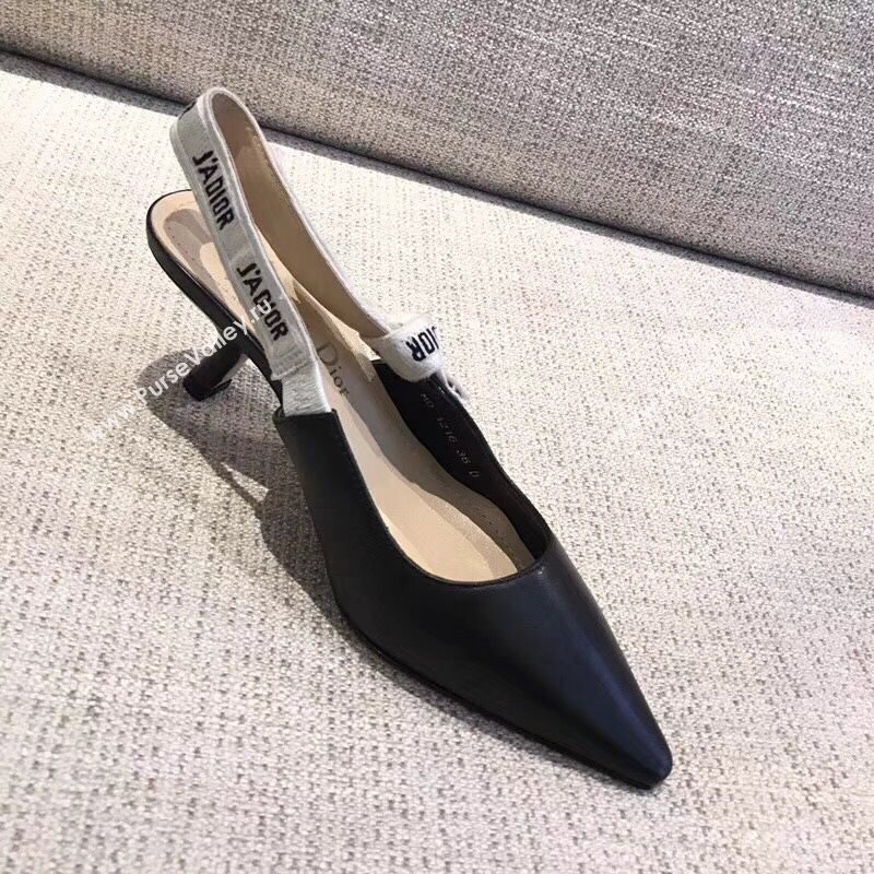 Dior Leather Slingback With Heel 6.5cm 190795