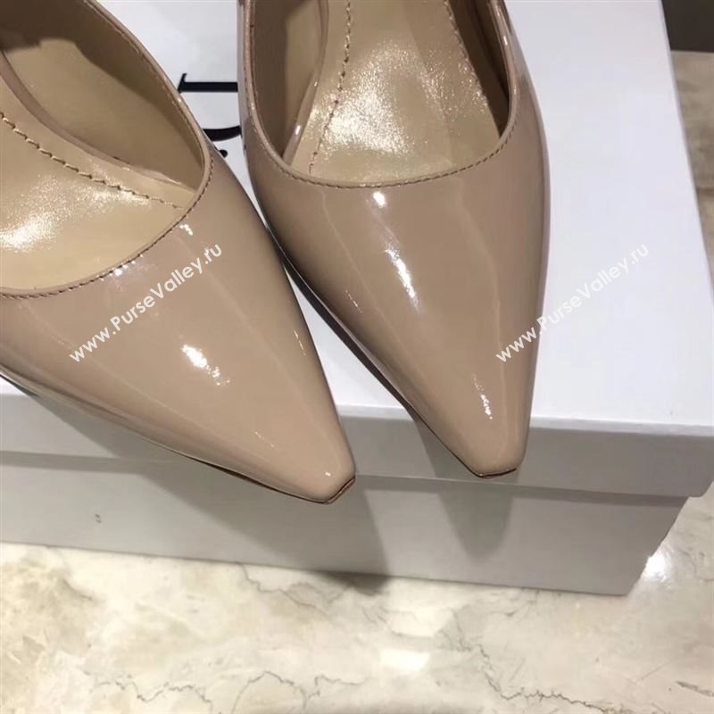 Dior Leather Slingback Flat With Heel 10cm 190747