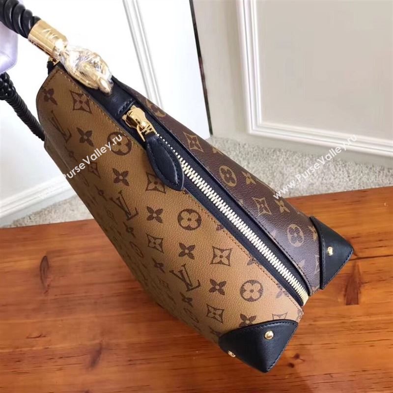 Louis Vuitton triangle softy reverse monogram bag 232584