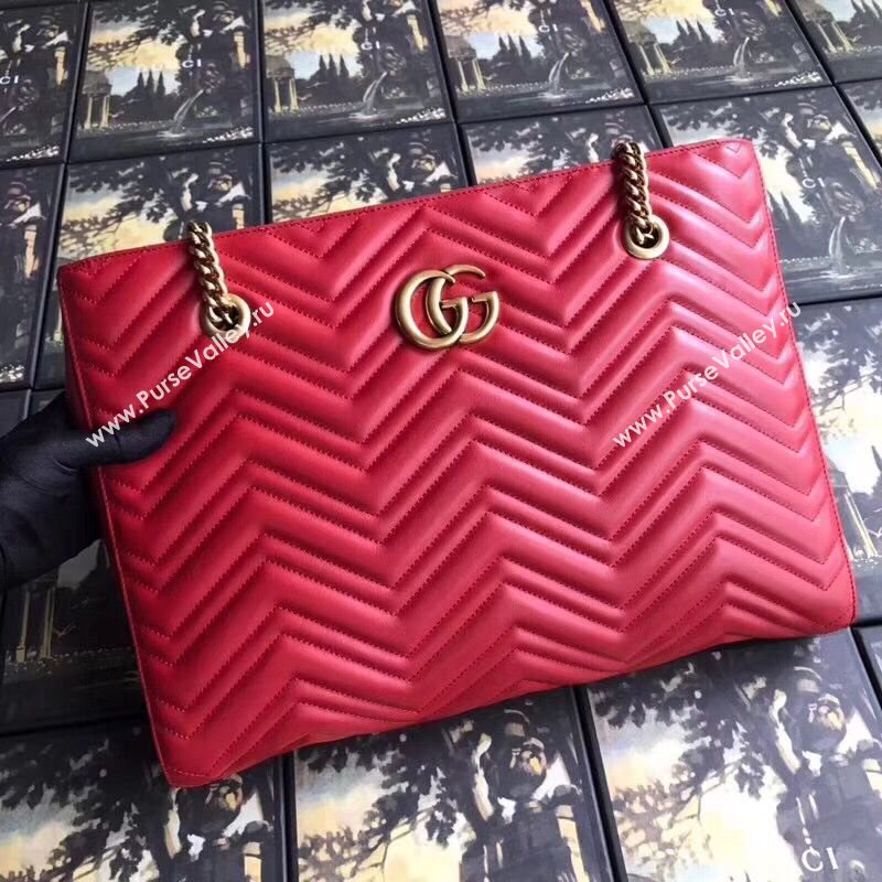 Gucci GG Marmont matelasse medium tote 255784