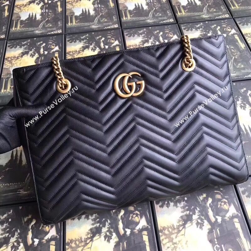 Gucci GG Marmont matelasse medium tote 255782