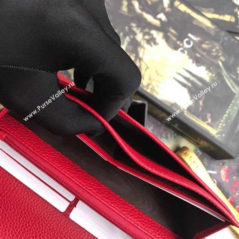 Gucci GG Marmont leather chain wallet 257835