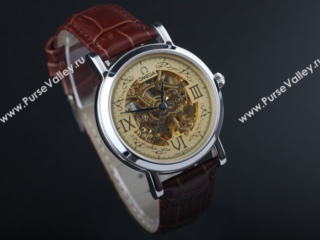 OMEGA Watch De Ville OM546 (Skeleton Automatic golden movement)