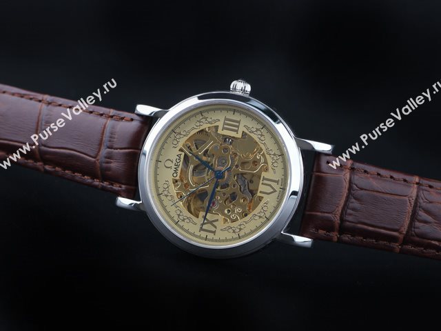 OMEGA Watch De Ville OM546 (Skeleton Automatic golden movement)