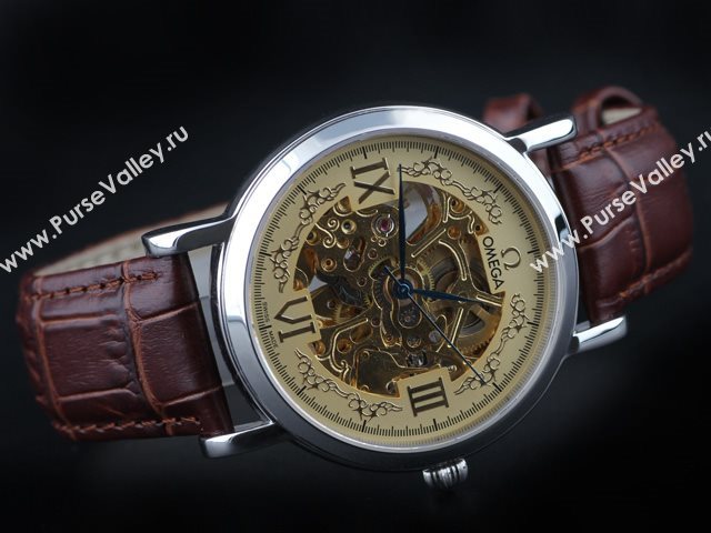 OMEGA Watch De Ville OM546 (Skeleton Automatic golden movement)