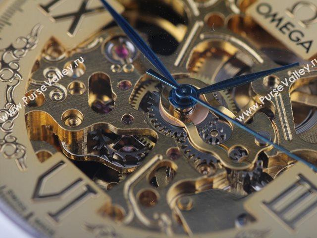 OMEGA Watch De Ville OM546 (Skeleton Automatic golden movement)