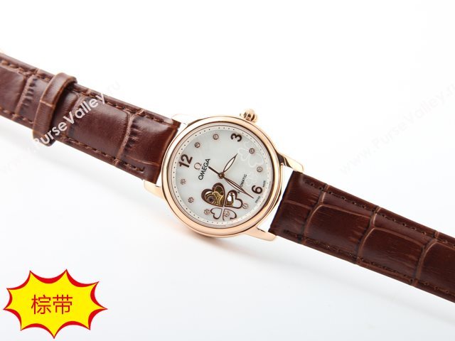 OMEGA Watch De Ville OM533 (Women Back-Reveal Automatic golden movement)