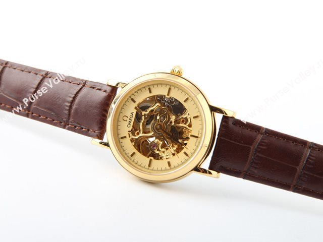 OMEGA Watch De Ville OM535 (Skeleton Automatic golden movement)