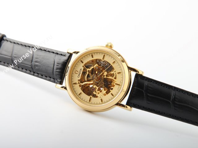 OMEGA Watch De Ville OM535 (Skeleton Automatic golden movement)