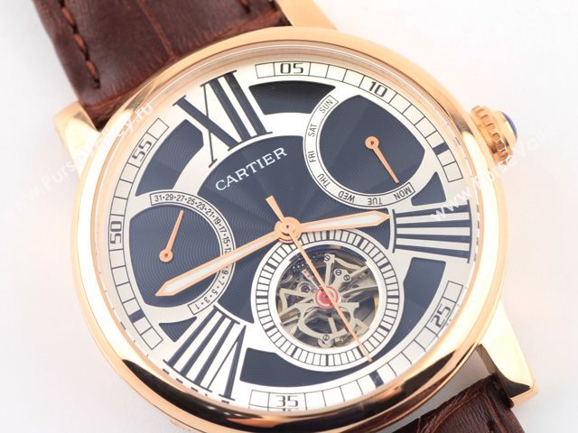 CARTIER Watch ROTONDE DE CARTIER CAR137 (Back-Reveal Automatic carve patterns movement)