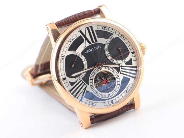 CARTIER Watch ROTONDE DE CARTIER CAR137 (Back-Reveal Automatic carve patterns movement)