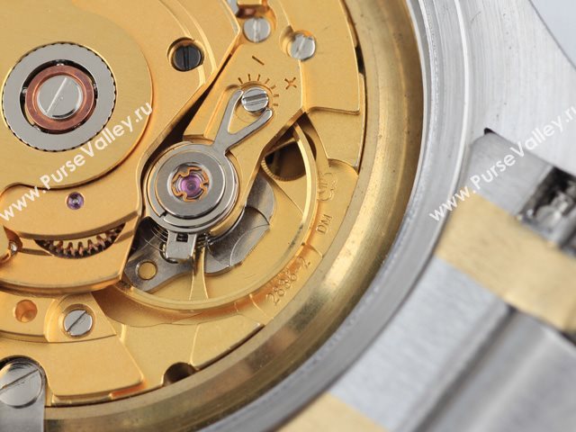 OMEGA Watch OM72 (Swiss ETA2836 Back-Reveal Automatic gold movement)