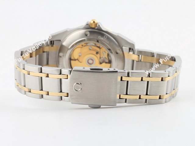 OMEGA Watch OM72 (Swiss ETA2836 Back-Reveal Automatic gold movement)