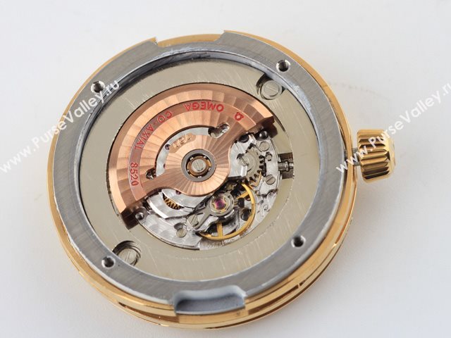 OMEGA Watch OM61 (Woman Swiss ETA2671 Automatic Back-Reveal white gold tourbillon movement)