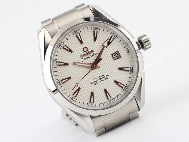 OMEGA Watch OM218 (Import 8500 Automatic Back-Reveal white movement)