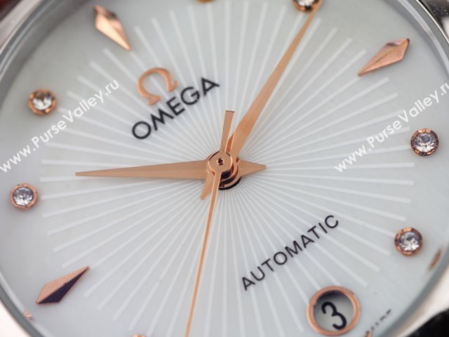 OMEGA Watch OM410 (Neutral Back-Reveal white gold tourbillon movement)