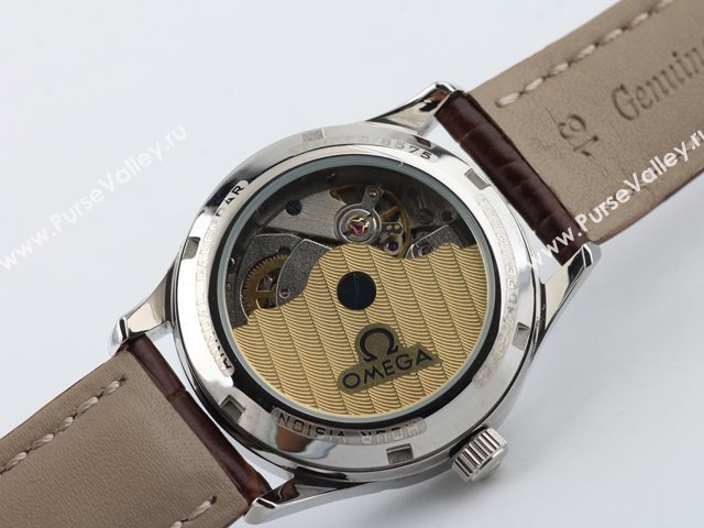 OMEGA Watch OM410 (Neutral Back-Reveal white gold tourbillon movement)