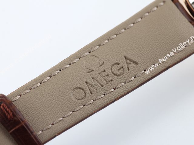 OMEGA Watch OM412 (Neutral Back-Reveal white gold tourbillon movement)