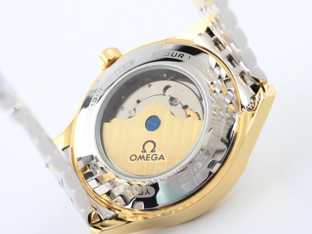 OMEGA Watch OM491 (Neutral Back-Reveal white gold tourbillon movement)