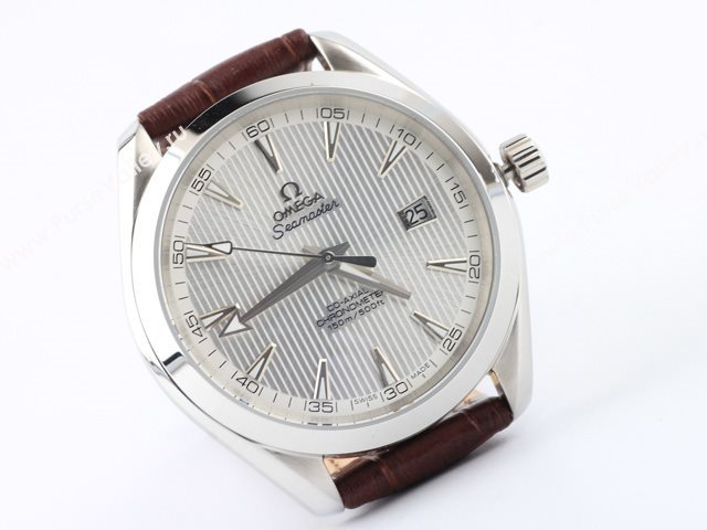 OMEGA Watch OM001G (Swiss ETA Back-Reveal white carve patterns s class movement)