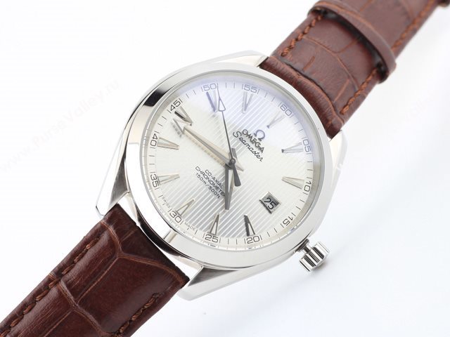 OMEGA Watch OM001G (Swiss ETA Back-Reveal white carve patterns s class movement)