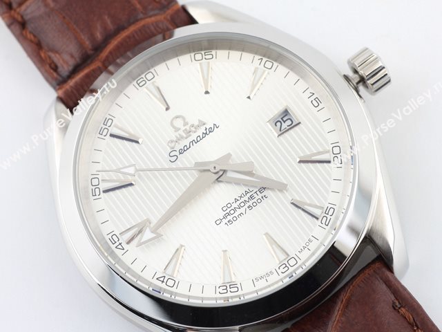 OMEGA Watch OM001G (Swiss ETA Back-Reveal white carve patterns s class movement)