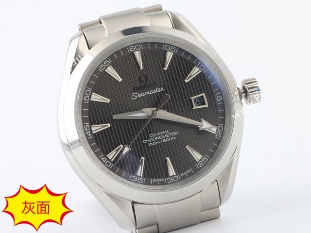 OMEGA Watch OM005G (Swiss ETA Back-Reveal white carve patterns s class movement)