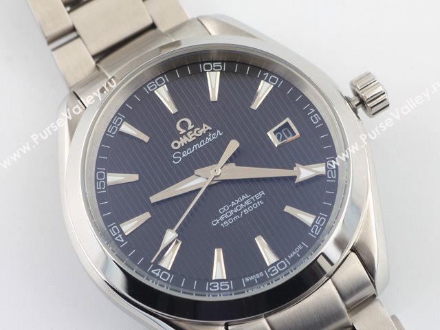 OMEGA Watch OM005G (Swiss ETA Back-Reveal white carve patterns s class movement)