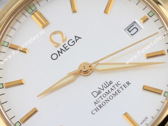 OMEGA Watch OM72 (Swiss ETA2836 Back-Reveal Automatic gold movement)