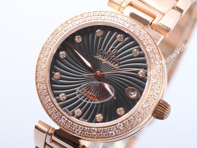 OMEGA Watch Ladymatic OM369 (Women Back-Reveal Automatic tourbillon movement)