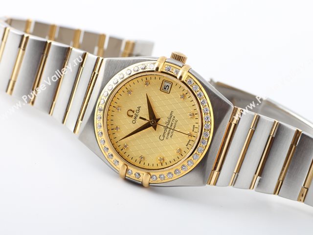 OMEGA Watch CONSTELLATION OM355 (Back-Reveal Automatic golden movement)