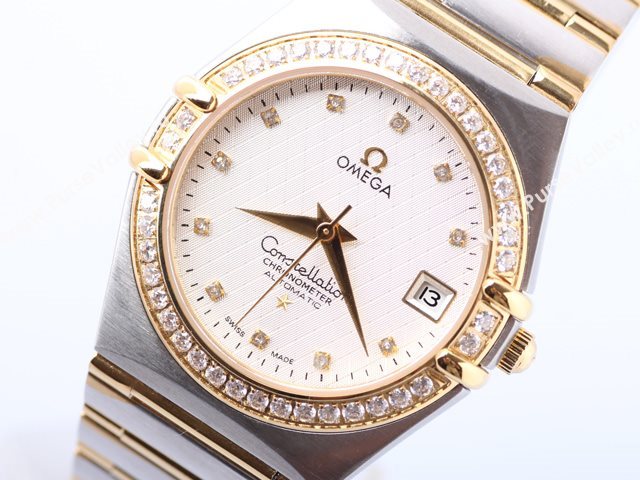 OMEGA Watch CONSTELLATION OM355 (Back-Reveal Automatic golden movement)