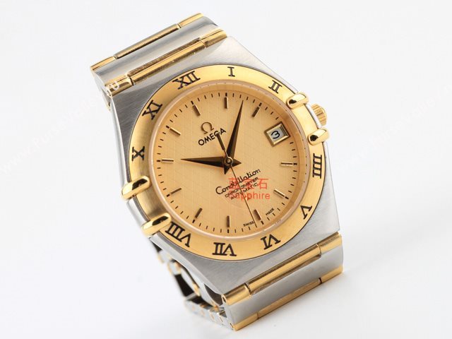 OMEGA Watch CONSTELLATION OM354 (Back-Reveal Automatic golden movement)