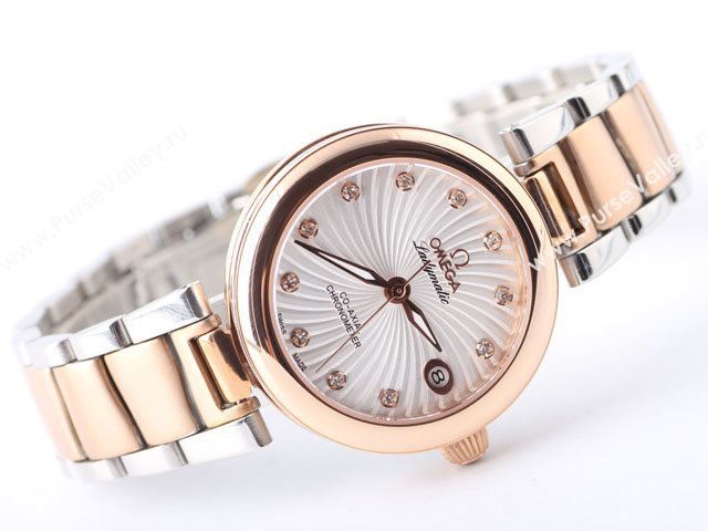 OMEGA Watch Ladymatic OM364 (Women Back-Reveal Automatic tourbillon movement)