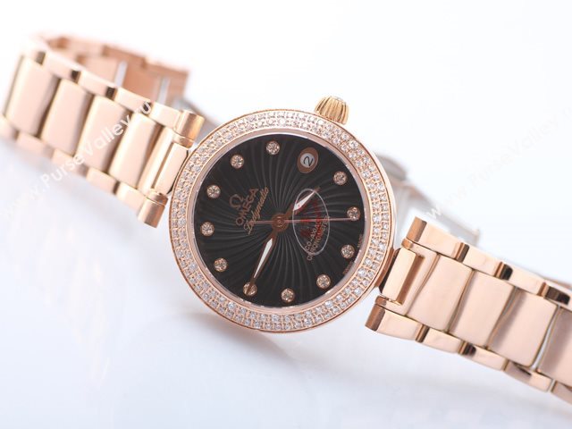 OMEGA Watch Ladymatic OM369 (Women Back-Reveal Automatic tourbillon movement)