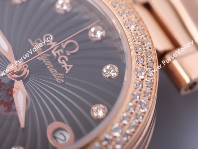 OMEGA Watch Ladymatic OM369 (Women Back-Reveal Automatic tourbillon movement)