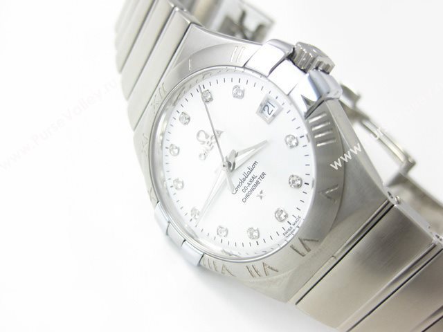 OMEGA Watch OM385 (Swiss Automatic Back-Reveal white movement)