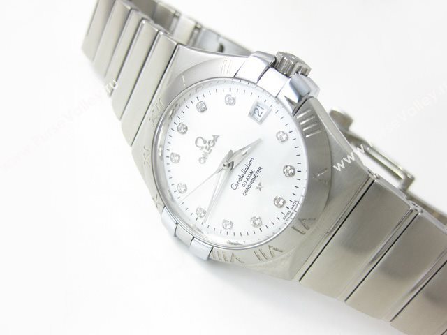 OMEGA Watch OM385 (Swiss Automatic Back-Reveal white movement)