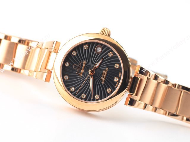 OMEGA Watch Ladymatic OM398 (Women Back-Reveal Automatic tourbillon movement)