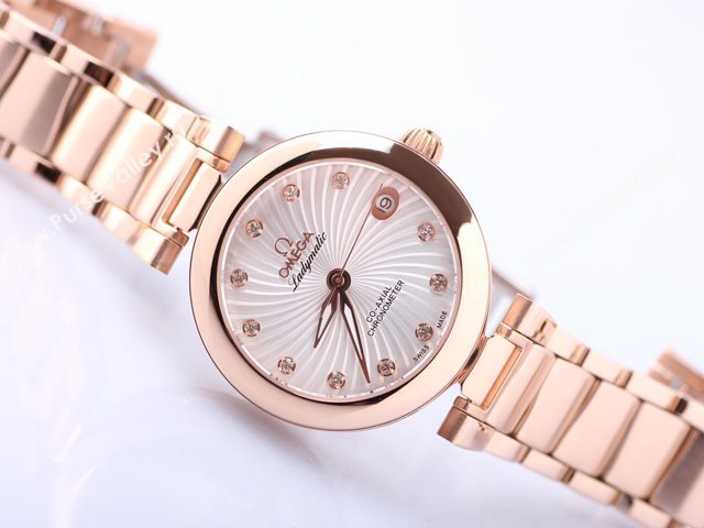 OMEGA Watch Ladymatic OM398 (Women Back-Reveal Automatic tourbillon movement)