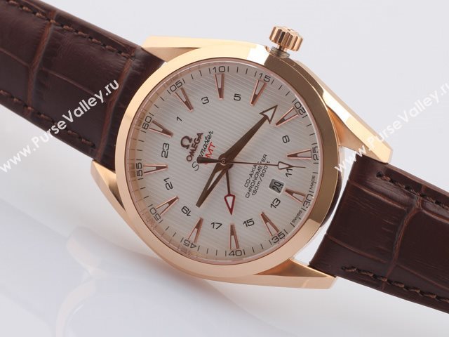 OMEGA Watch OM442 (Swiss Back-Reveal carve patterns Automatic movement)