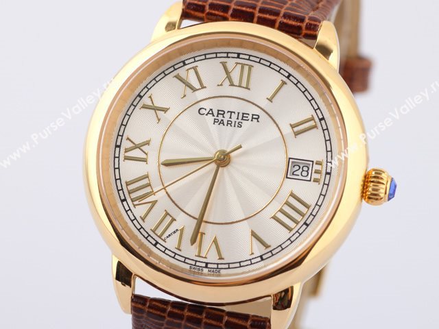 CARTIER Watch CAR252 (Swiss Back-Reveal carve patterns Automatic tourbillon movement)