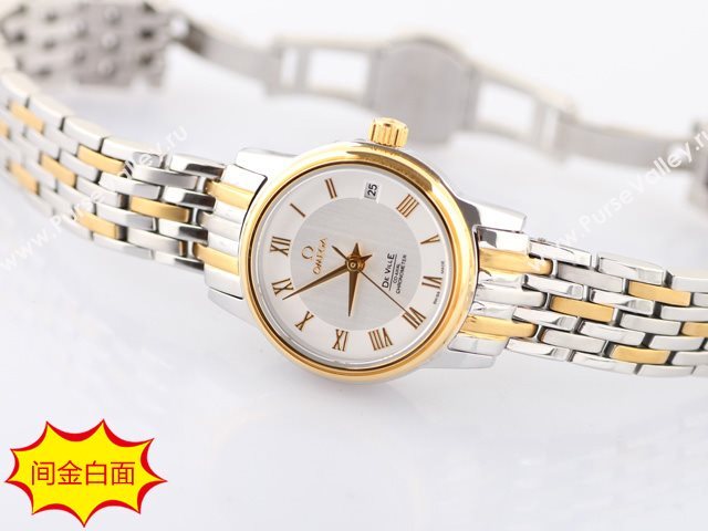 OMEGA Watch De Ville OM474 (Women Back-Reveal Automatic golden movement)