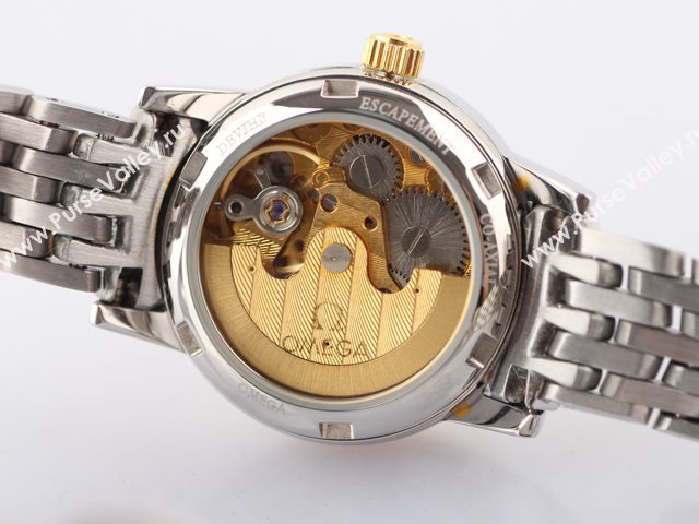 OMEGA Watch De Ville OM476 (Women Back-Reveal Automatic golden movement)